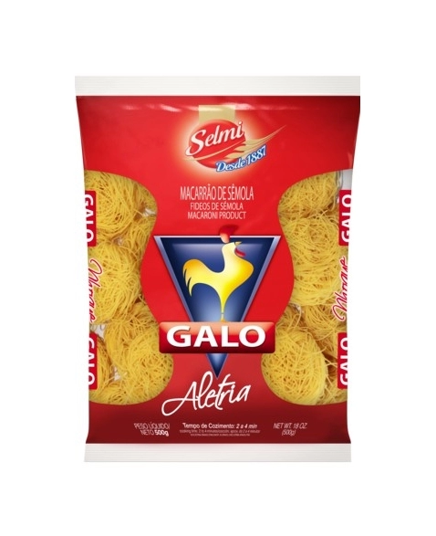 MAC GALO SEMOLA ALETRIA 500G