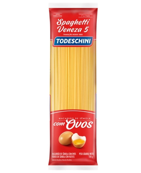 MAC TODESCHINI OVOS SPAGHETTI5 500G