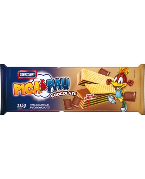 WAFER TODESCHINI CHOCOLATE 115G