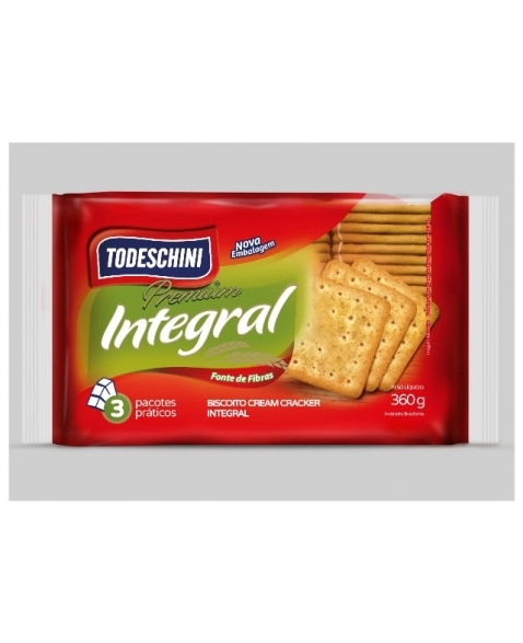 BISC LAMI TODESCHINI CREAM CRACKER INTEGRAL 360G