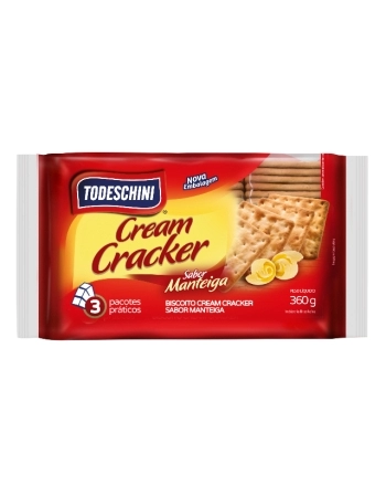 BISC LAMI TODESCHINI CREAM CRACKER MANTEIGA 360G