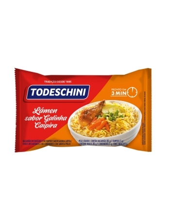 LAMEN TODESCHINI GALINHA CAIPIRA 85G