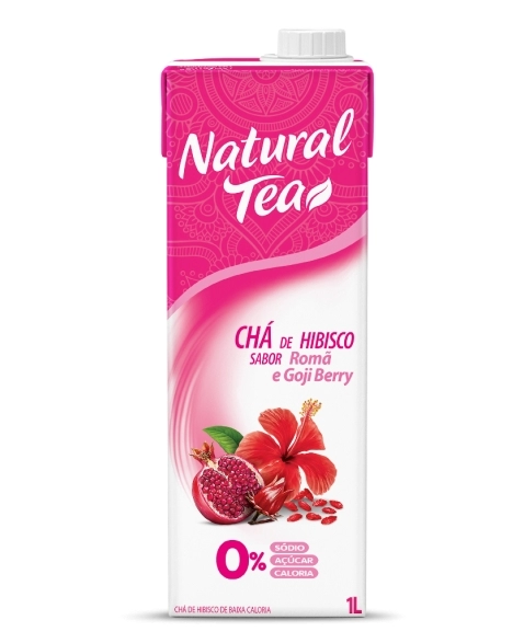 NATURAL TEA MAG CHA HIBISCO ROMA E GOJI BERRY 1000ML