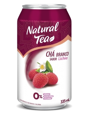 NATURAL TEA MAG LATA CHA BRANCO C LICHIA 335ML