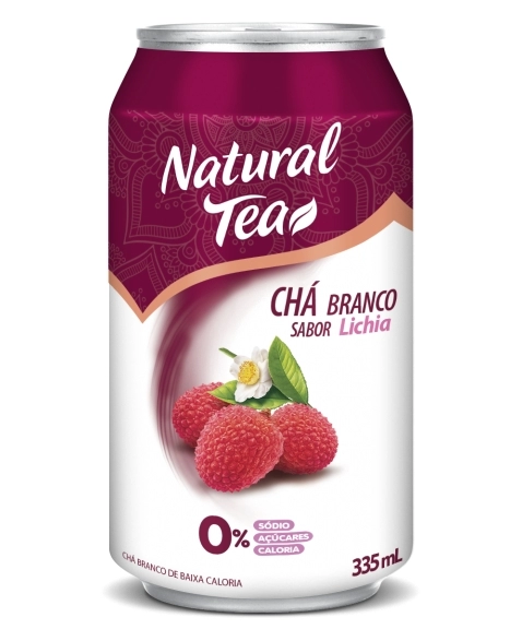 NATURAL TEA MAG LATA CHA BRANCO C LICHIA 335ML