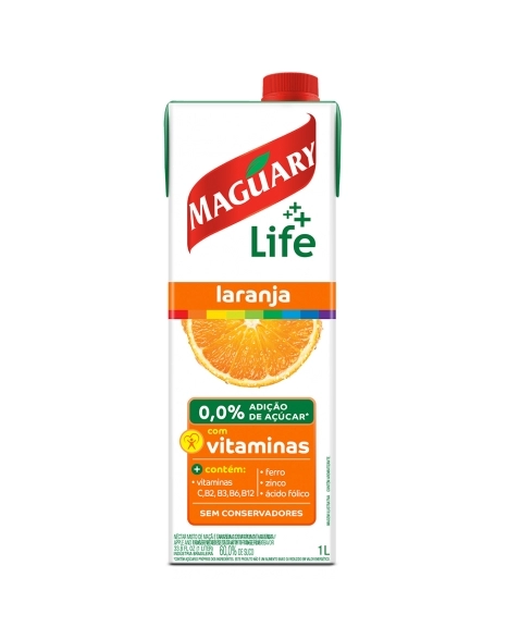 NECTAR MAGUARY LIFE LARANJA 1000ML