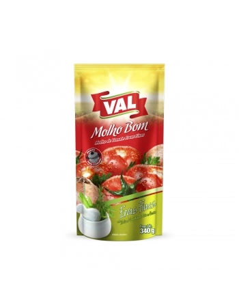 MOLHO TOMATE ERVAS FINAS VAL SACHE 340G