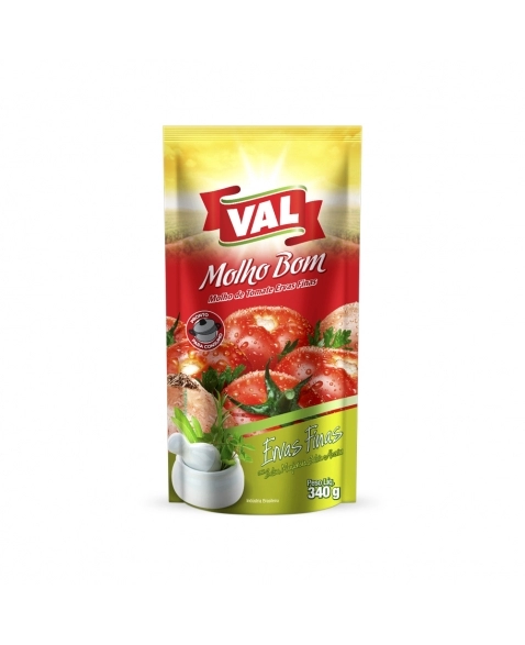 MOLHO TOMATE ERVAS FINAS VAL SACHE 340G