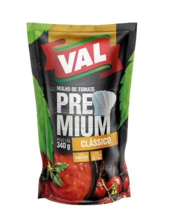 MOLHO TOMATE PREMIUM VAL POUCH 340G