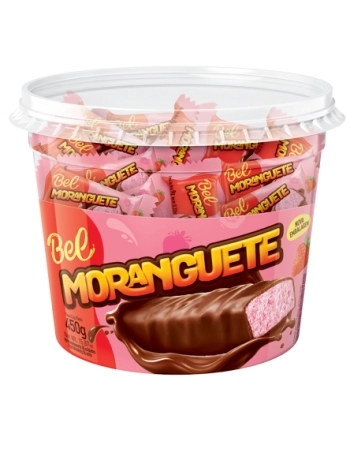 BOMBOM MORANGUETE 9G POTE 450G