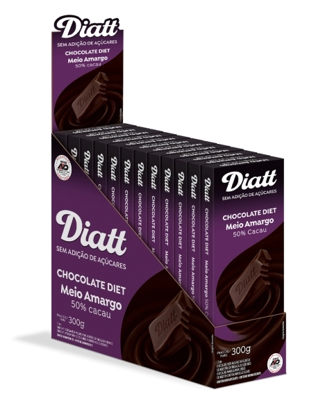 DIATT TAB MEIO AMARGO DP 12X25G