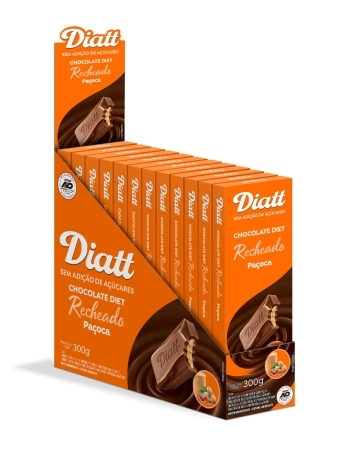 DIATT TAB RECH AO LEITE C PACOCA DP 12X25G