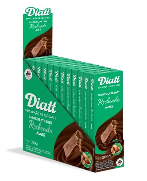 DIATT TAB RECH AO LEITE C AVELA DP 12X25G