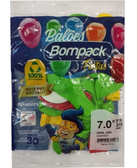 BALAO LISO N7 BOMPACK MISTO C 30UN