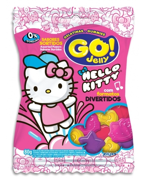 BALA GELATINA GO JELLY HELLO KITTY 80G