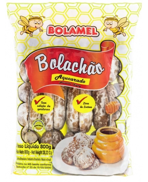 BOLACHAO ACUCARADO BOLAMEL 800G