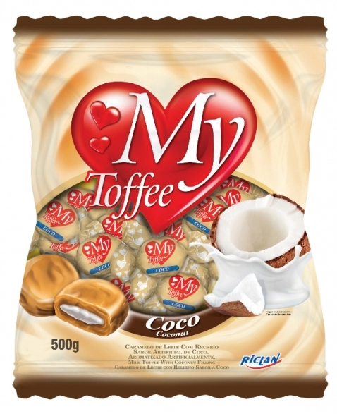 BALA MY TOFFEE LEITE COCO 500G