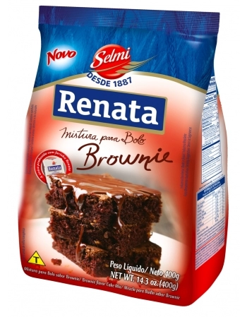 MISTURA BOLO RENATA BROWNIE 400G