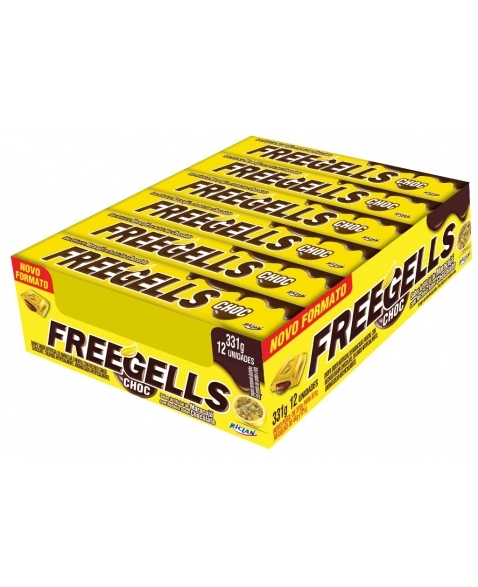 DROPS FREEGELLS PLAY MARAC REC CHOC 12UN