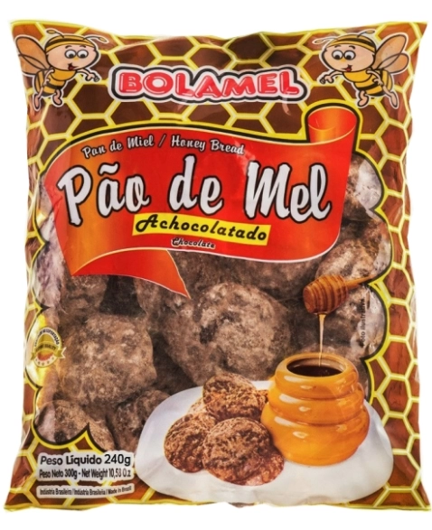 PAO DE MEL ACHOCOLATADO BOLAMEL 240G