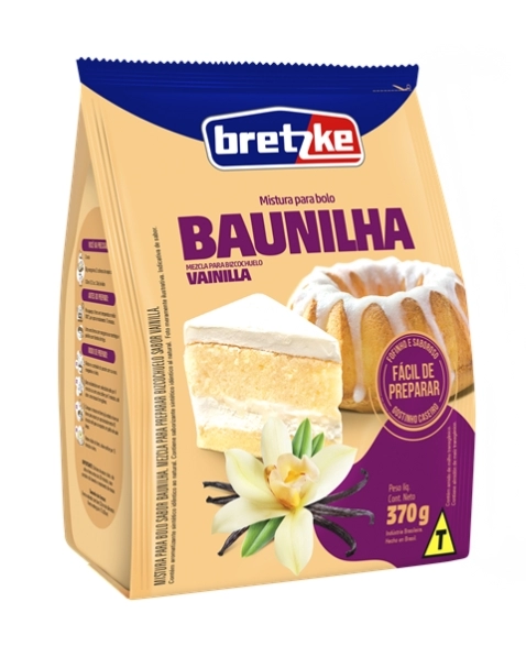 MISTURA BOLO BRETZKE BAUNILHA 370G