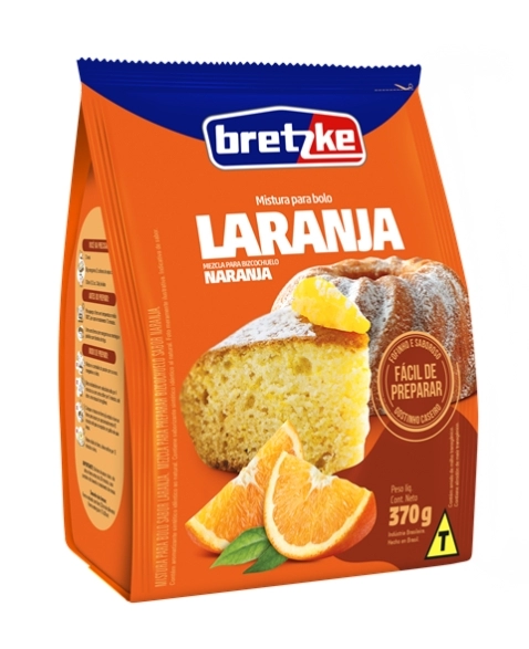 MISTURA BOLO BRETZKE LARANJA 370G