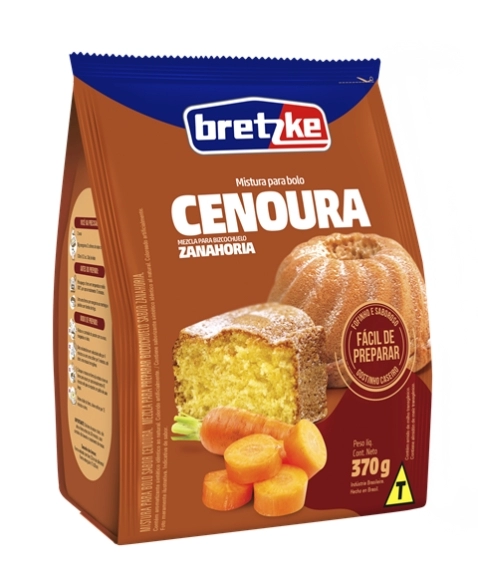 MISTURA BOLO BRETZKE CENOURA 370G