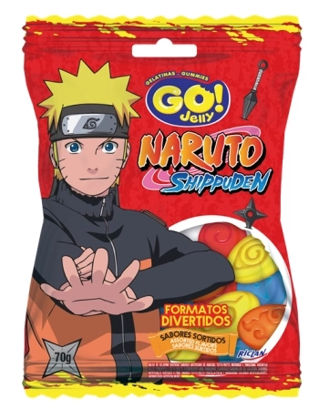 BALA GELATINA GO JELLY NARUTO 70G