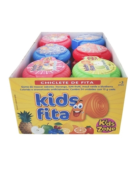 CHICLE KIDS FITA SORTIDO 24UN