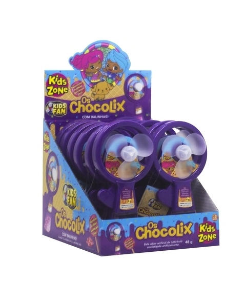 PASTILHA KIDS FAN CHOCOLIX DPL 12