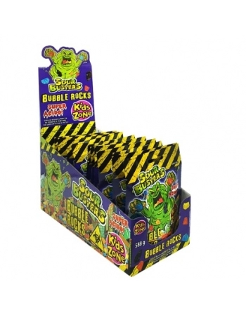 GOMA KIDS SOUR BUSTER BUBBLE ROCKS DPL 12X49G