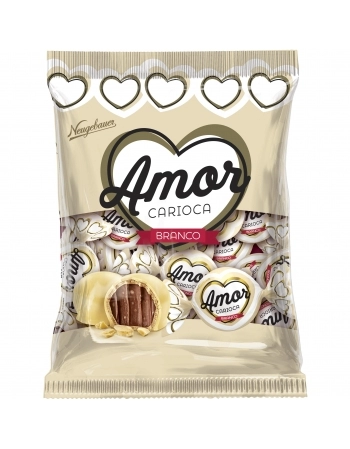 BOMBOM AMOR CARIOCA BRANCO 1X900G