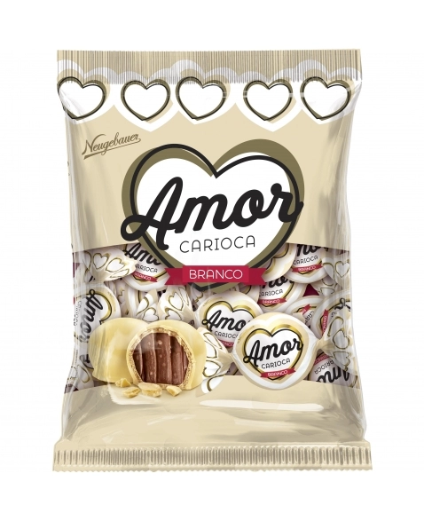 BOMBOM AMOR CARIOCA BRANCO 1X900G