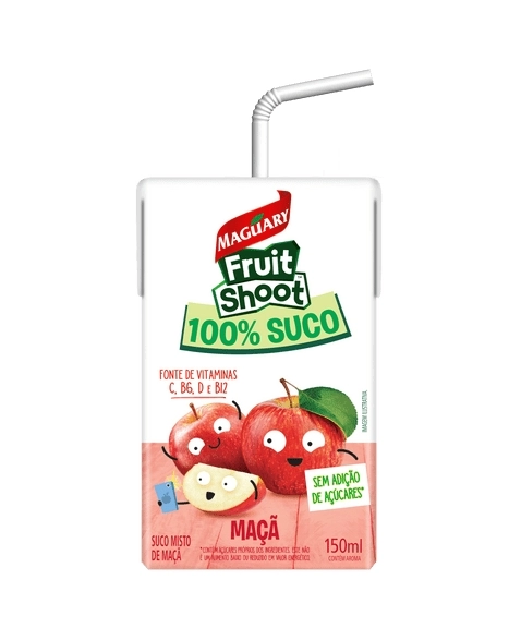 FRUIT SHOOT 100% SUCO MACA TP 150ML