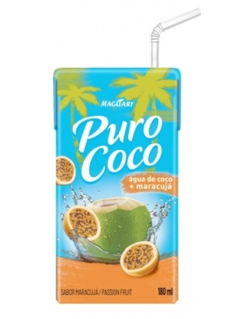 AGUA COCO PURO COCO MARACUJA 180ML