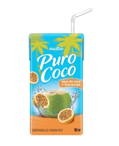 AGUA COCO PURO COCO MARACUJA 180ML