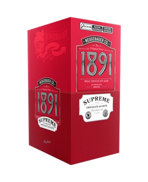 TABLETE 1891 SUPREME LEITE 10X90G