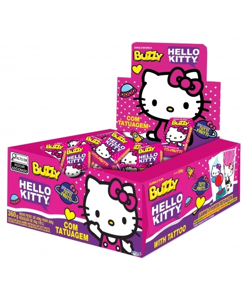 CHICLE BUZZY HELLO KITTY TUTTI FRUTTI 90UN