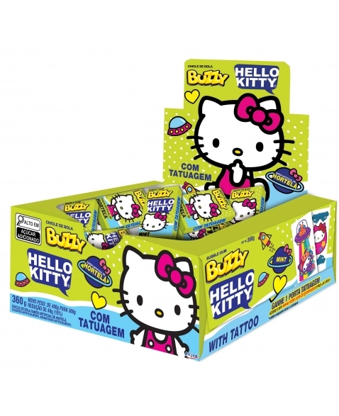 CHICLE BUZZY HELLO KITTY HORTELA 90UN