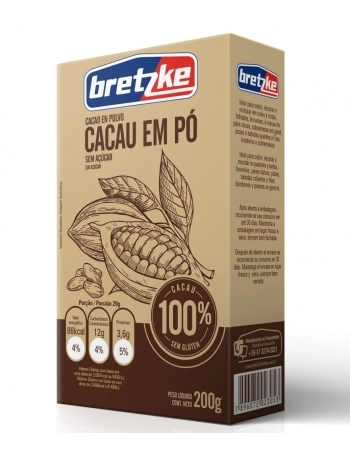 CACAU EM PO 100% BRETZKE 200G