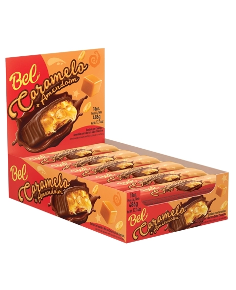 CARAMELO C/ AMENDOIM BEL DPL 24X30G