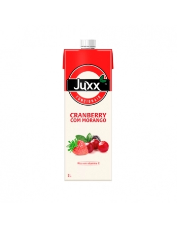 SUCO CRANBERRY COM MORANGO JUXX 1L