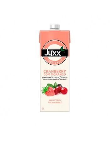 SUCO CRANBERRY COM MORANGO ZERO JUXX 1L