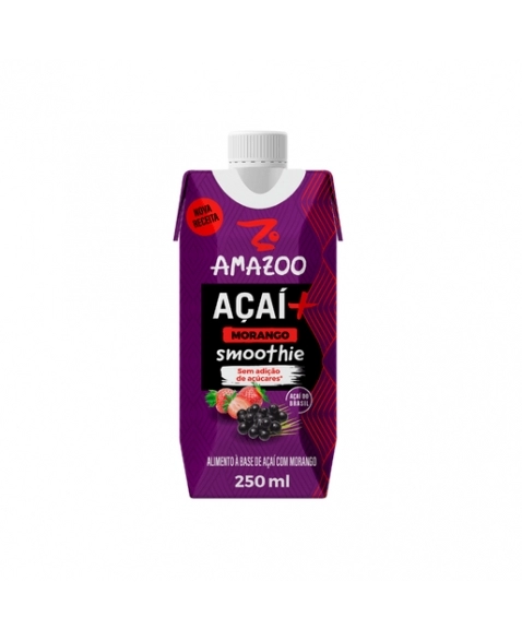 AMAZOO ACAI MORANGO ZERO 250ML