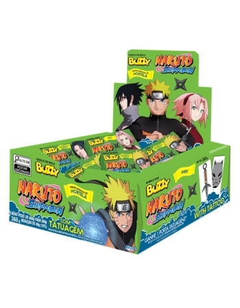 CHICLE BUZZY NARUTO HORTELA 90UN