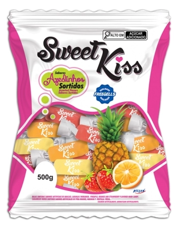 BALA FREEGELLS SWEET KISS SORTIDA 500G