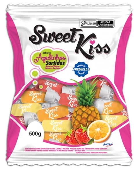 BALA FREEGELLS SWEET KISS SORTIDA 500G