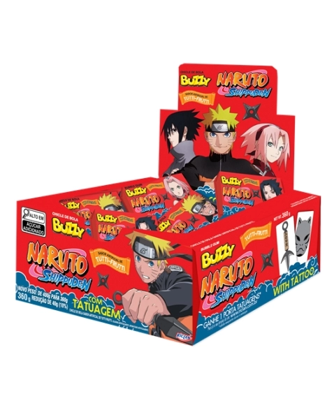 CHICLE BUZZY NARUTO TUTTI FRUTTI 90UN