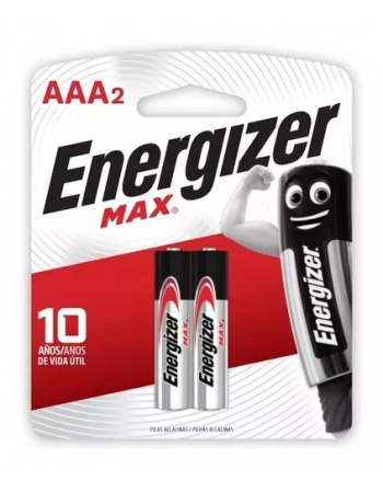 PILHA ALC ENERG MAX AAA2