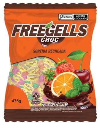 BALA FREEGELLS CHOC SORTIDA 475G